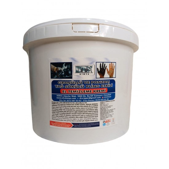 Endüstriyel Granürlü Ponzalı El Temizleme Sabunu 5 kg